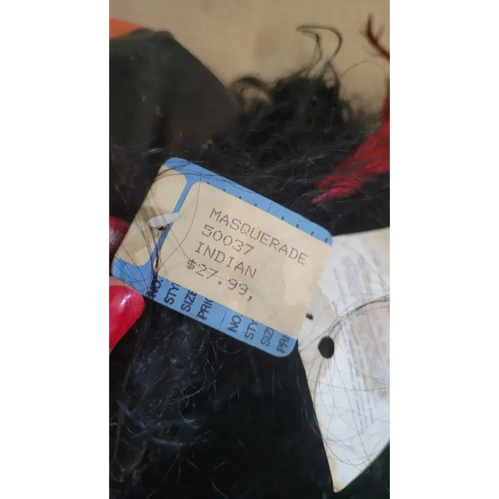 Vintage 1988 Cesar Latex Mask w/ Original Masquerade Tag – Style 50037